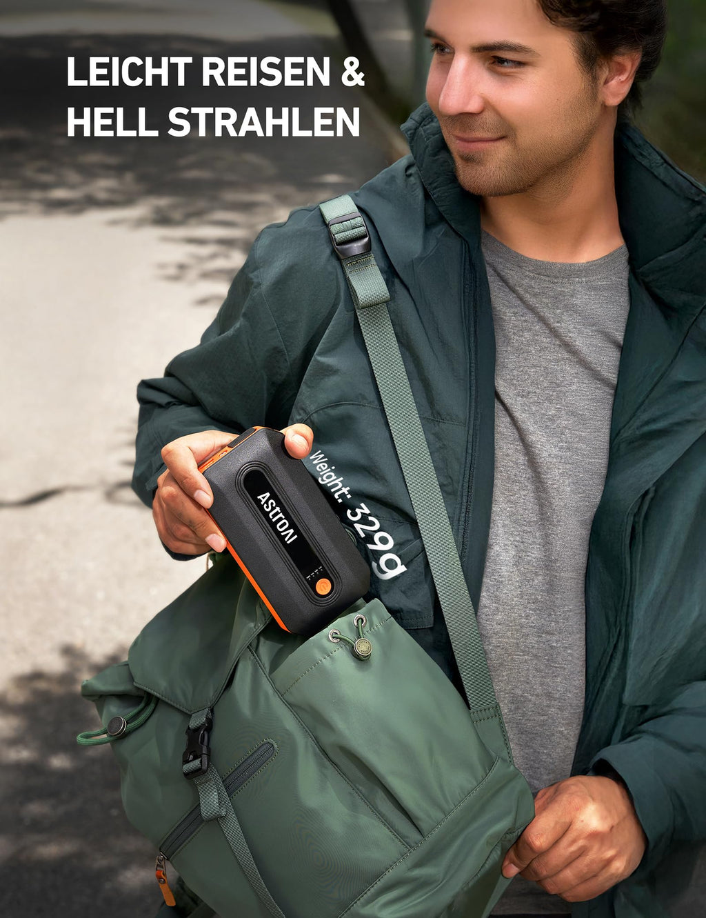 AstroAI B8 StarthilfePowerbank ExtremTemperaturBeständig Für PKW Und Motorrad LEDQC3.0