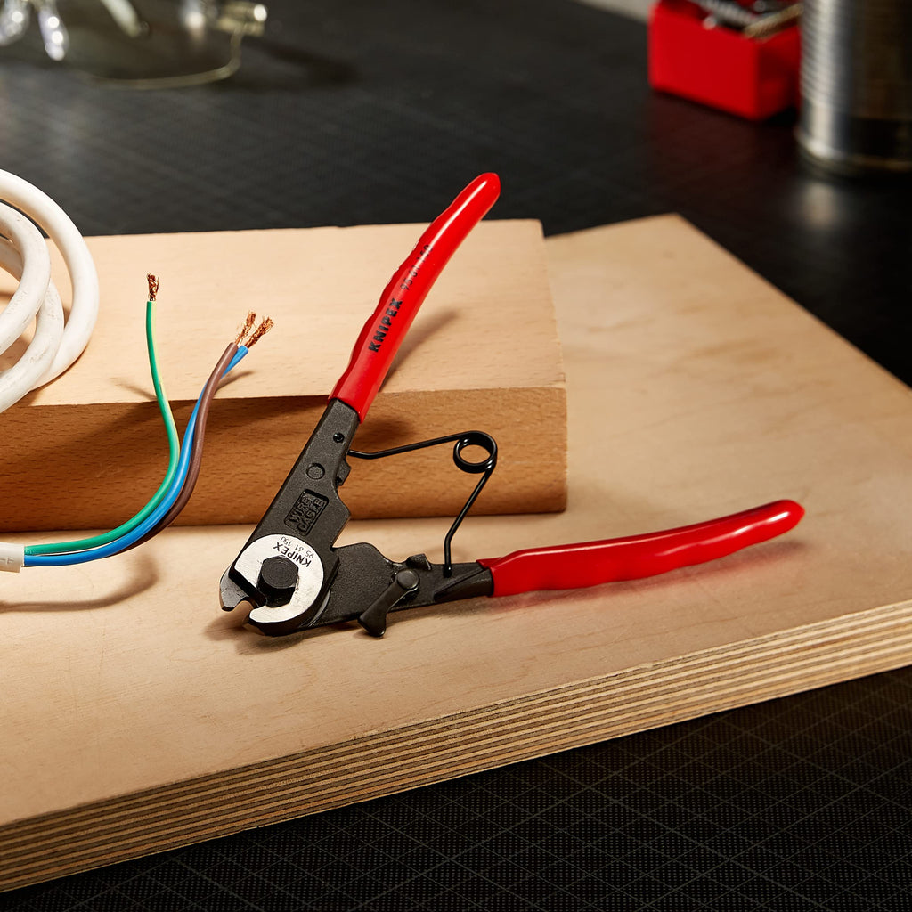 KNIPEX Bowdenzugschneider mit Kunststoff überzogen 150 mm, 95 61 150