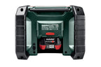 metabo Akku-Baustellenradio R 12-18 DAB+ BT – 600778850 – Robustes Radio mit digitalem DAB+ Empfang, Bluetooth und hoher Klangqualität – Inklusive Netzkabel – Ohne Akku