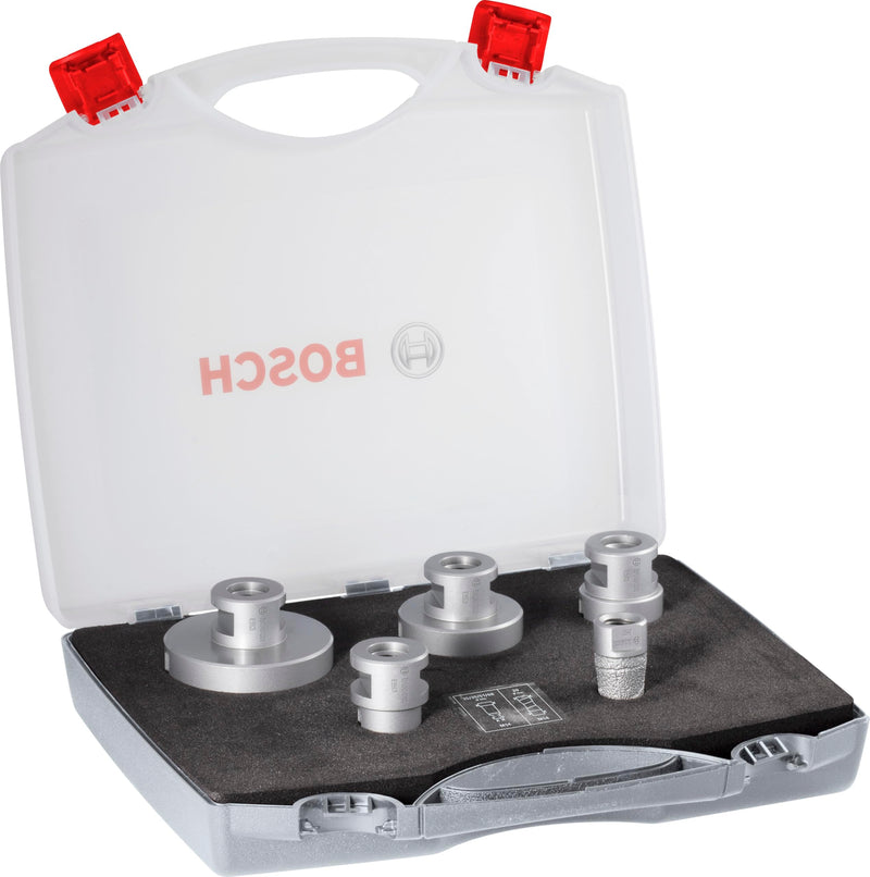 Bosch Professional 5 tlg. Diamanttrockenbohrer Dry Speed Best for Ceramic Set (für Keramik, Zubehör Winkelschleifer)