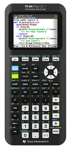 Texas Instruments TI-84 Plus CE-T Python Edition Grafischer Taschenrechner (Farbdisplay) Schwarz