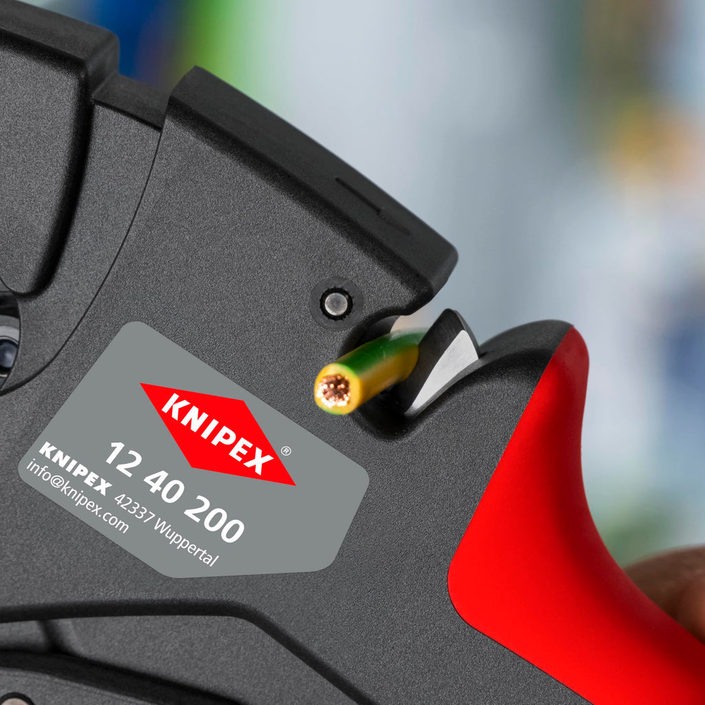 KNIPEX Selbsteinstellende Abisolierzange 200 mm, 12 40 200 EAN