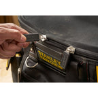 STANLEY FatMax Werkzeugtasche/Werkzeugbeutel (50x33x31cm, mit runder Öffnung, formstabile Konstruktion, leicht zugängliche Fächer, ergonomischer Handgriff) FMST1-70749