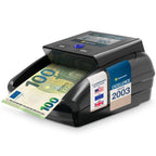 Detectalia D7T+, Falschgeldprüfer, getestet für EUR, GBP, USD, mit 5 Fälschungsprüfungen, mit Alarm, TFT-Display, EZB-Zertifiziert