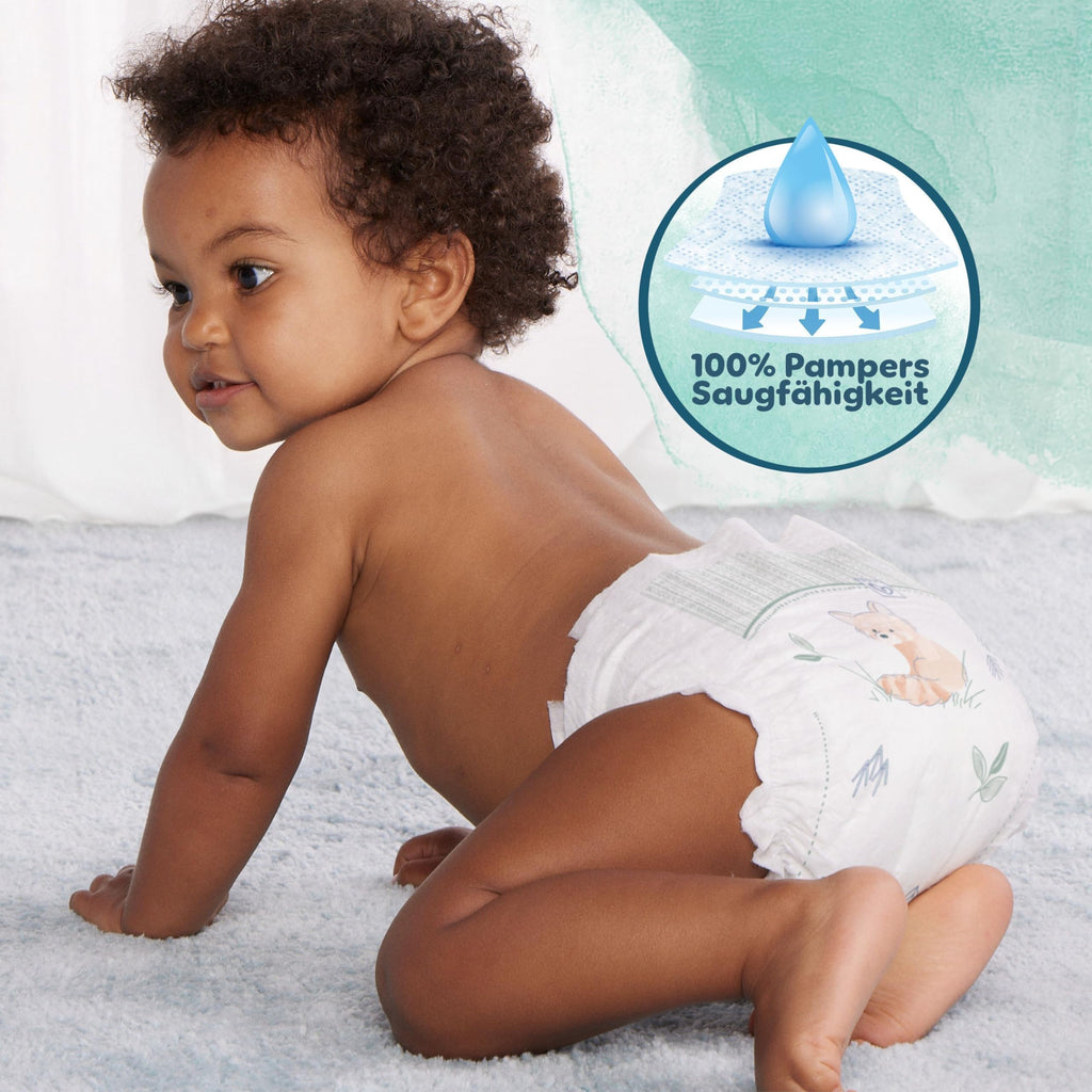 Pampers Harmonie Windeln Größe 4, 174 Windeln, 9kg-14kg, sanfter Hautschutz mit 100Prozent Pampers Schutz