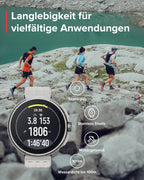 SUUNTO Race Sportuhr - Outdoor Smartwatch, 1,43" Helles AMOLED Display mit Saphirglas, Bequeme Uhrenkrone & Tasten Bedienung, Präzise Zweifrequenz GPS, Lange Akkulaufzeit, 100m Wasserdicht