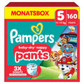 Pampers Baby-Dry Pants Paw Patrol Edition Größe 5, 160 Windeln, 11kg-17kg, 360grad Passform hilft, Auslaufen zu verhindern