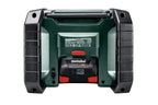 metabo Akku-Baustellenradio R 12-18 DAB+ BT – 600778850 – Robustes Radio mit digitalem DAB+ Empfang, Bluetooth und hoher Klangqualität – Inklusive Netzkabel – Ohne Akku