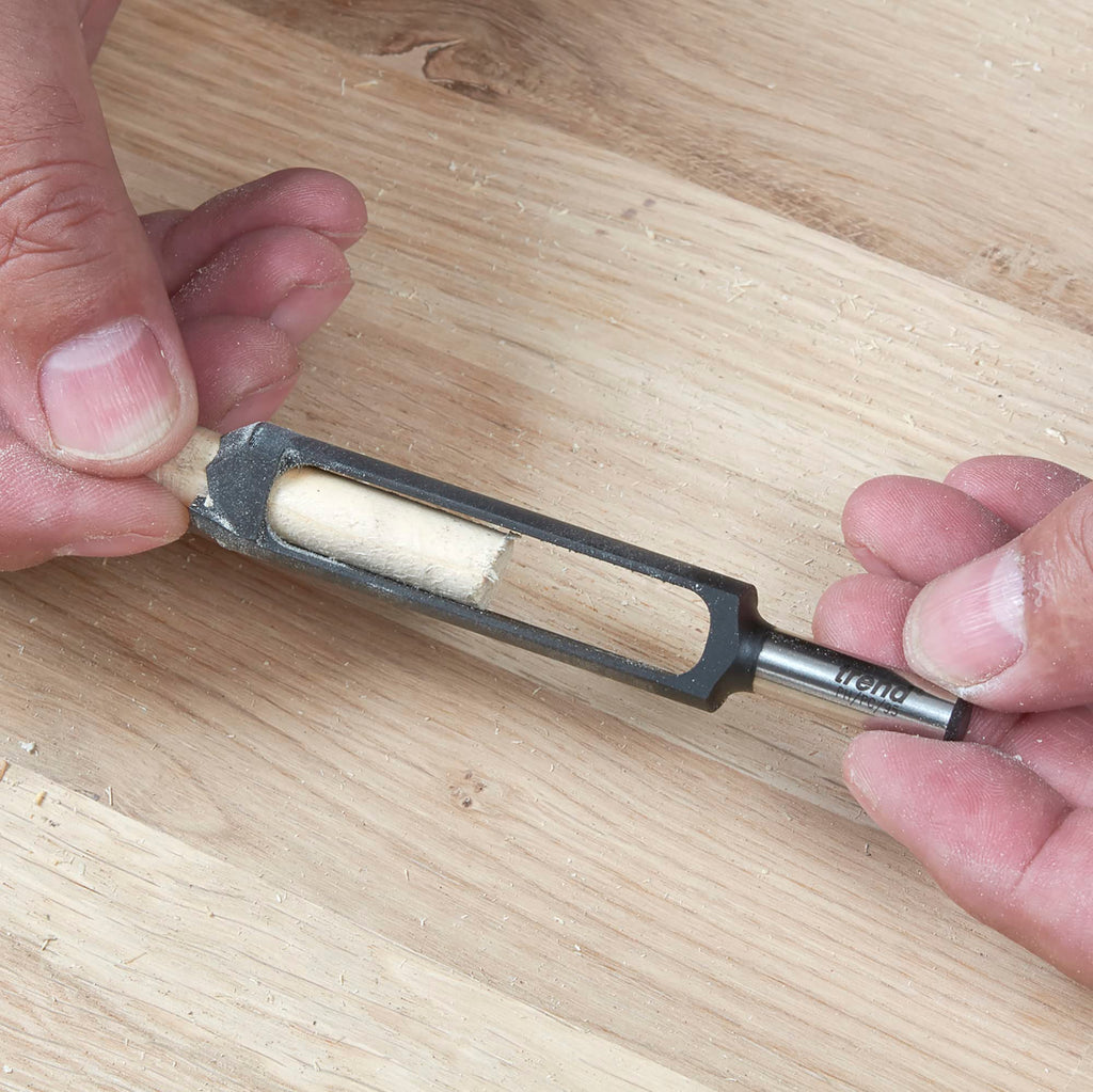 Trend Steckerschneider - Schneidet dekorative oder passende Stecker mit 9,5 mm (3/8) Durchmesser und 52 mm Länge, PH/PC/95