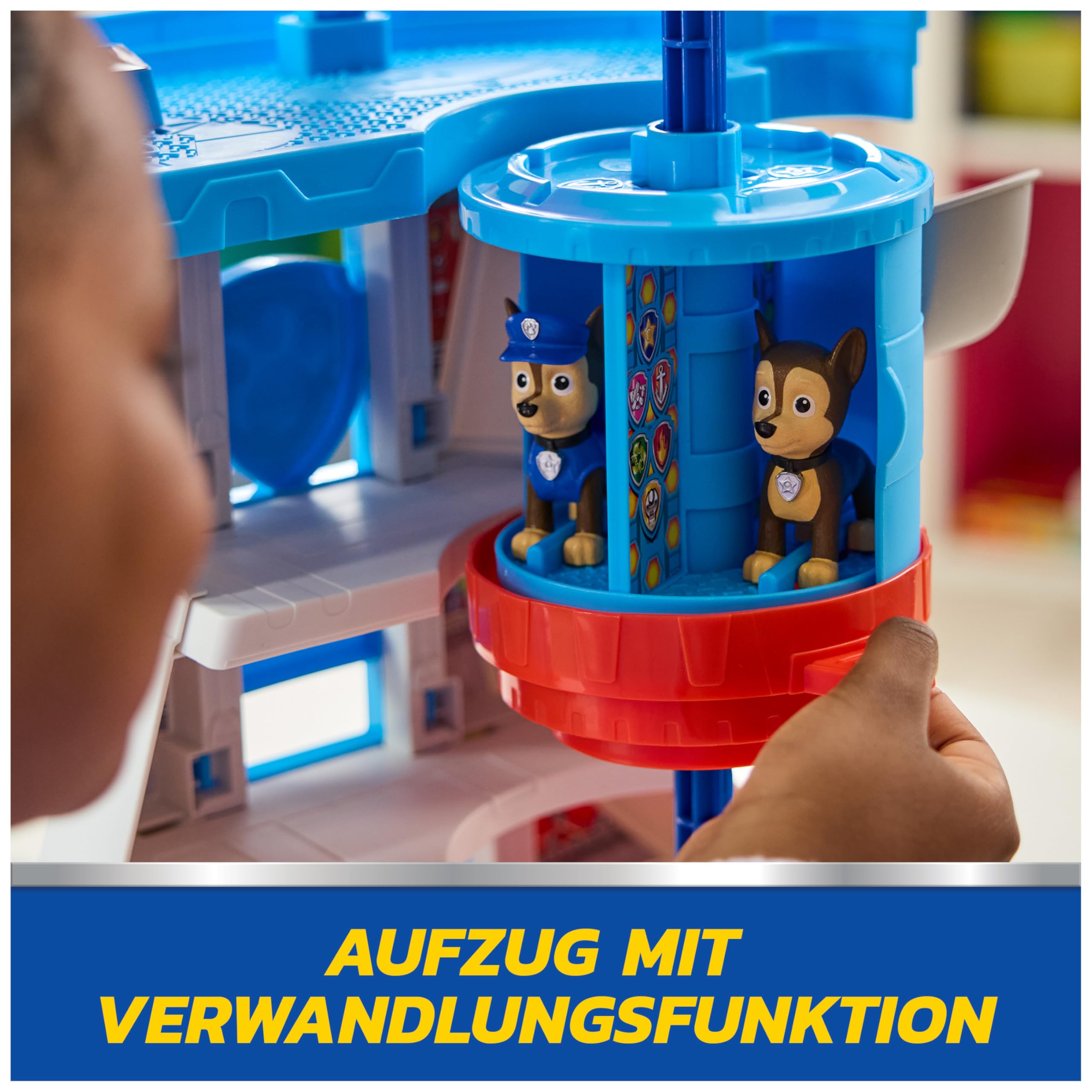 PAW PATROL - Lookout Tower (2025), über 50 cm hoch, Hauptquartier Spielset mit 1 Basis Polizei-Fahrzeug, 2 Chase Figuren und Zubehör, geeignet für Kinder ab 3 Jahren
