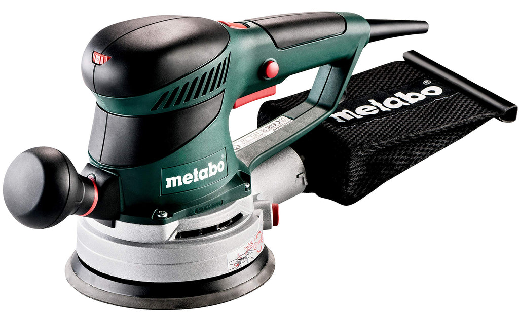 Metabo Exzenterschleifer SXE 450 TurboTec – 600129000 – Mit patentierter Duo-Schwingkreisverstellung, Vario (V)-Elektronik u. v. m. – Nennaufnahmeleistung: 350 W – 4 m Kabellänge