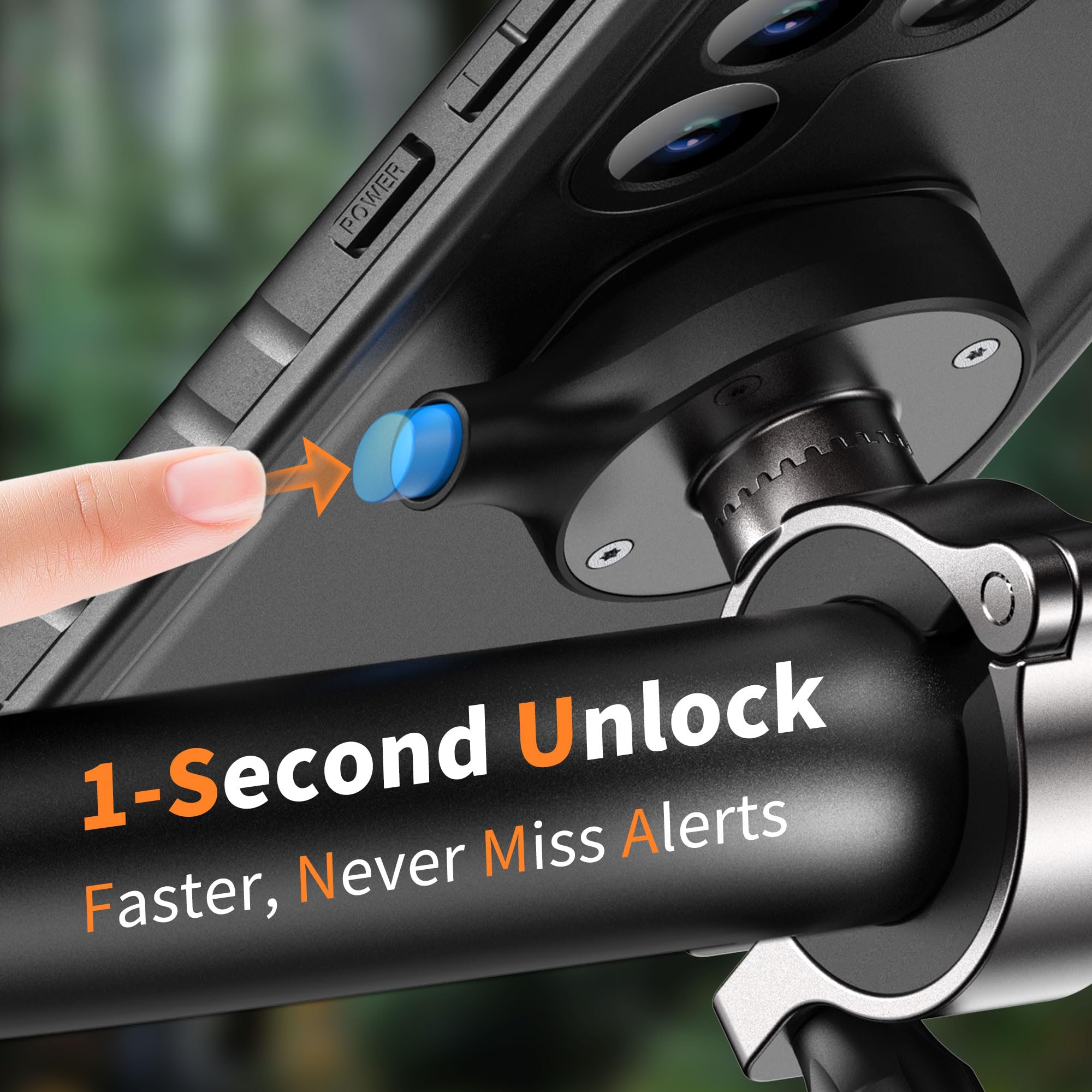 Cozycase 1 Sekunde zum Entsperren oder Verriegeln - Handyhalterung Fahrrad für Samsung Galaxy S25 Ultra Wasserdicht -Bike Phone Holder Mount Handy S 25 Halterung Motorrad Lenker Rennrad MTB Waterproof