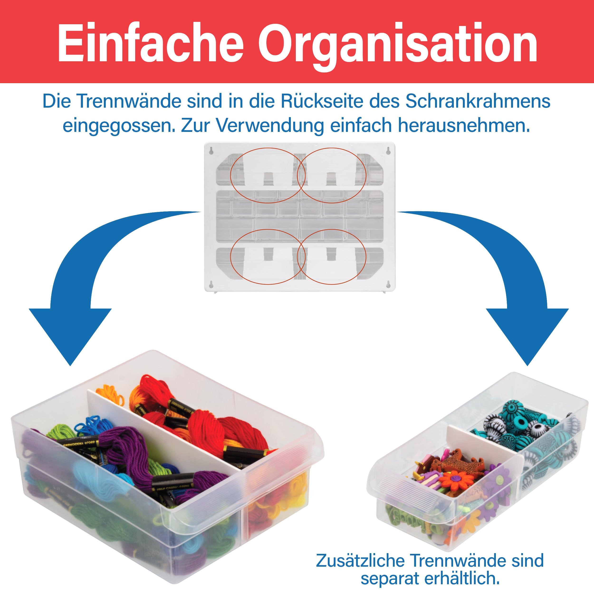 Akro-Mils 10164 Schubladenschrank mit 64 Schubladen, Kunststoff, für Garage, Perlen- und Make-up-Organizer, Lego-Aufbewahrung, Lehrer-Werkzeugkasten und mehr, 50,8 x 15,2 x 40,6 cm (B x T x H) Schwarz