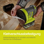 RYOBI 18 V ONE+ Akku-Exzenterschleifer RROS18-0, 125 mm Schleifteller, 2,5 mm Schwingkreis, Effiziente Farbentfernung, Kompatibel mit Werkzeugsystemen