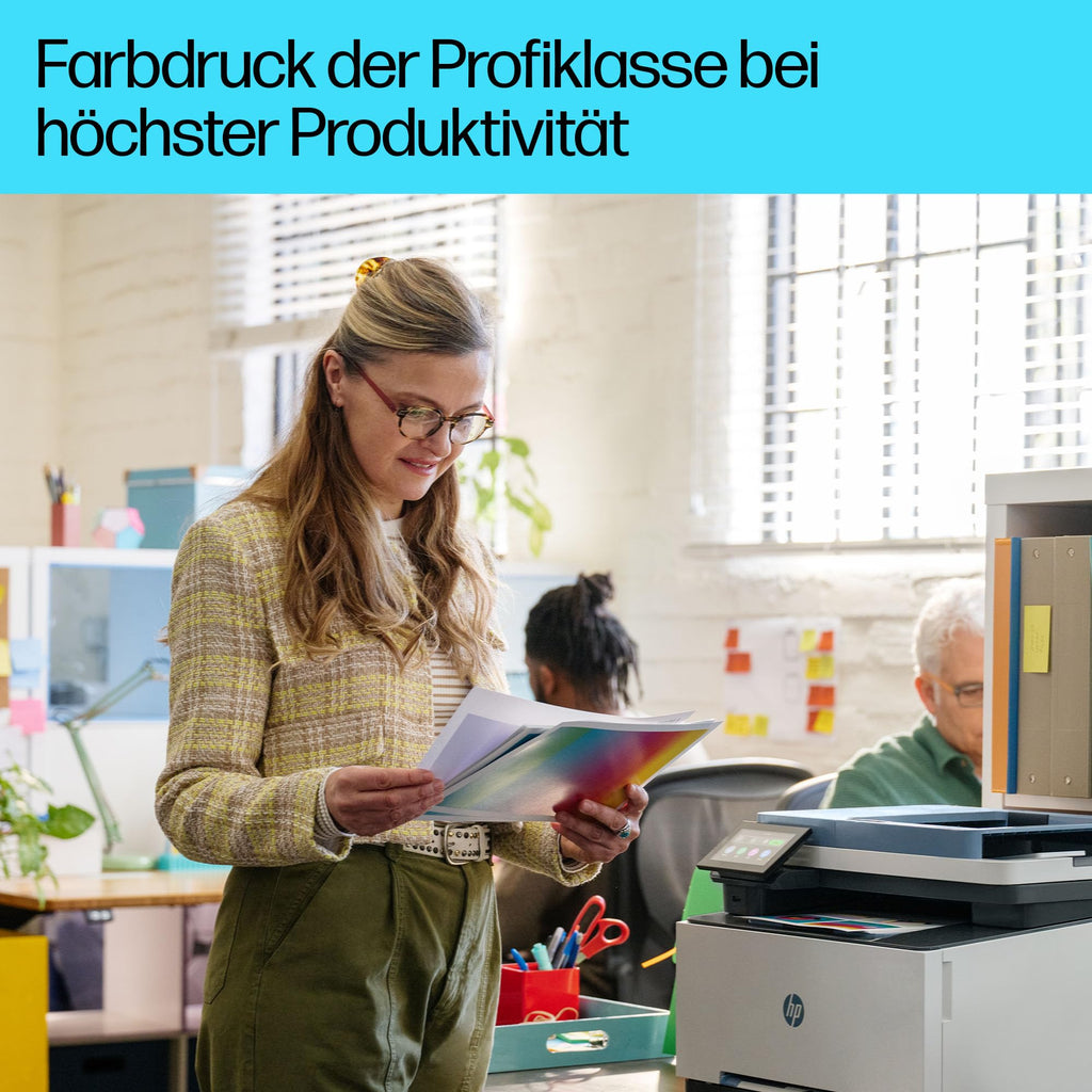 HP Color LaserJet Pro MFP 3302fdwg Multifunktions-Farblaserdrucker, Fax, Automatischer beidseitiger Druck, Touchscreen, Wi-Fi, Ethernet, USB, Wolf Pro Security