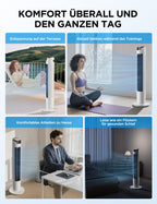 Midea FZ10-16AR Column Fan with Remote Control