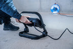 Brennenstuhl LED Baustrahler JARO 14060 M (100W, 11500lm, 6500K, IP65, 5m Kabel, dimmbar, LED Arbeitsstrahler mit Schnellspannverschluss)