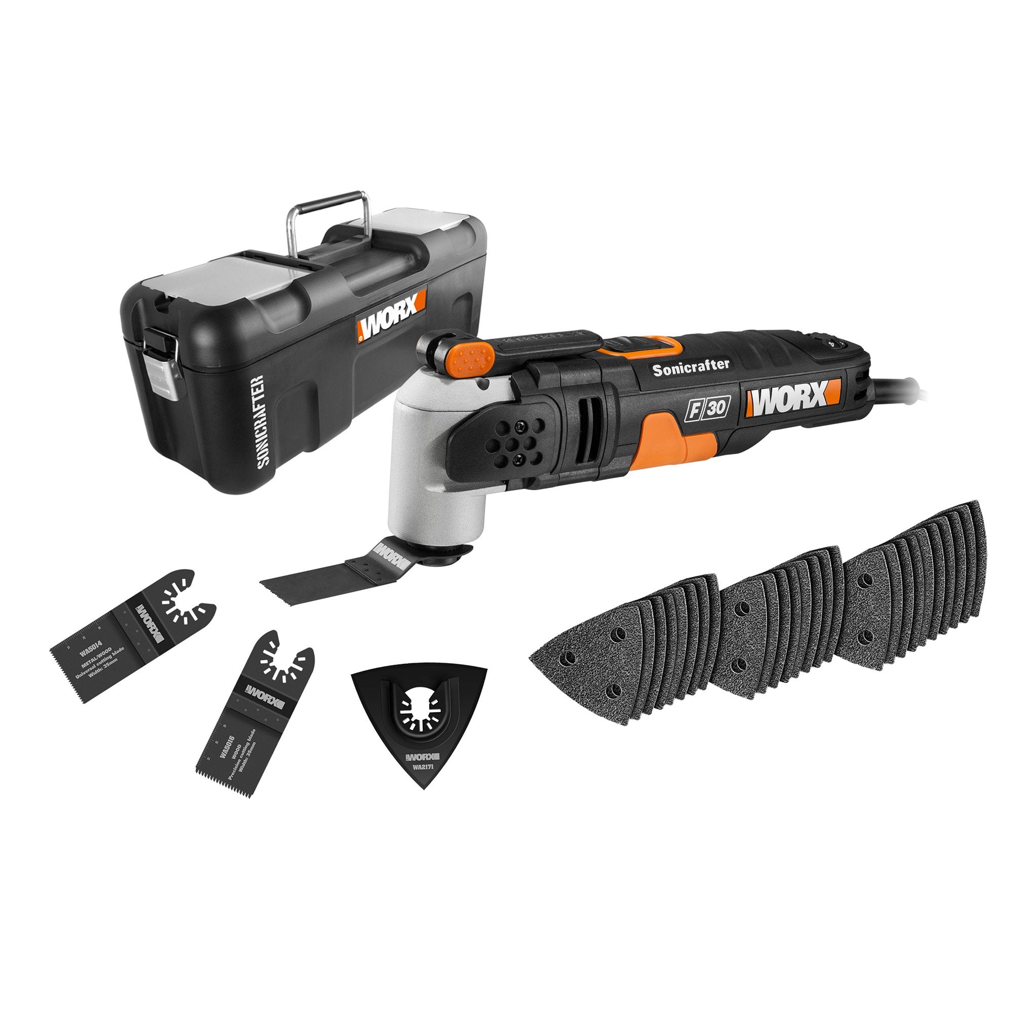 WORX WX680 - Sonicrafter® Hyperlock F30- HTA. Multifunktions-350W