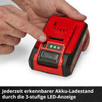 Original Einhell 4 Ah PLUS Power X-Change Starter Kit (1x 18 V 4 Ah PLUS Akku, 1x 3 A Ladegerät, 75 min Ladezeit, passend für alle Power X-Change Geräte)
