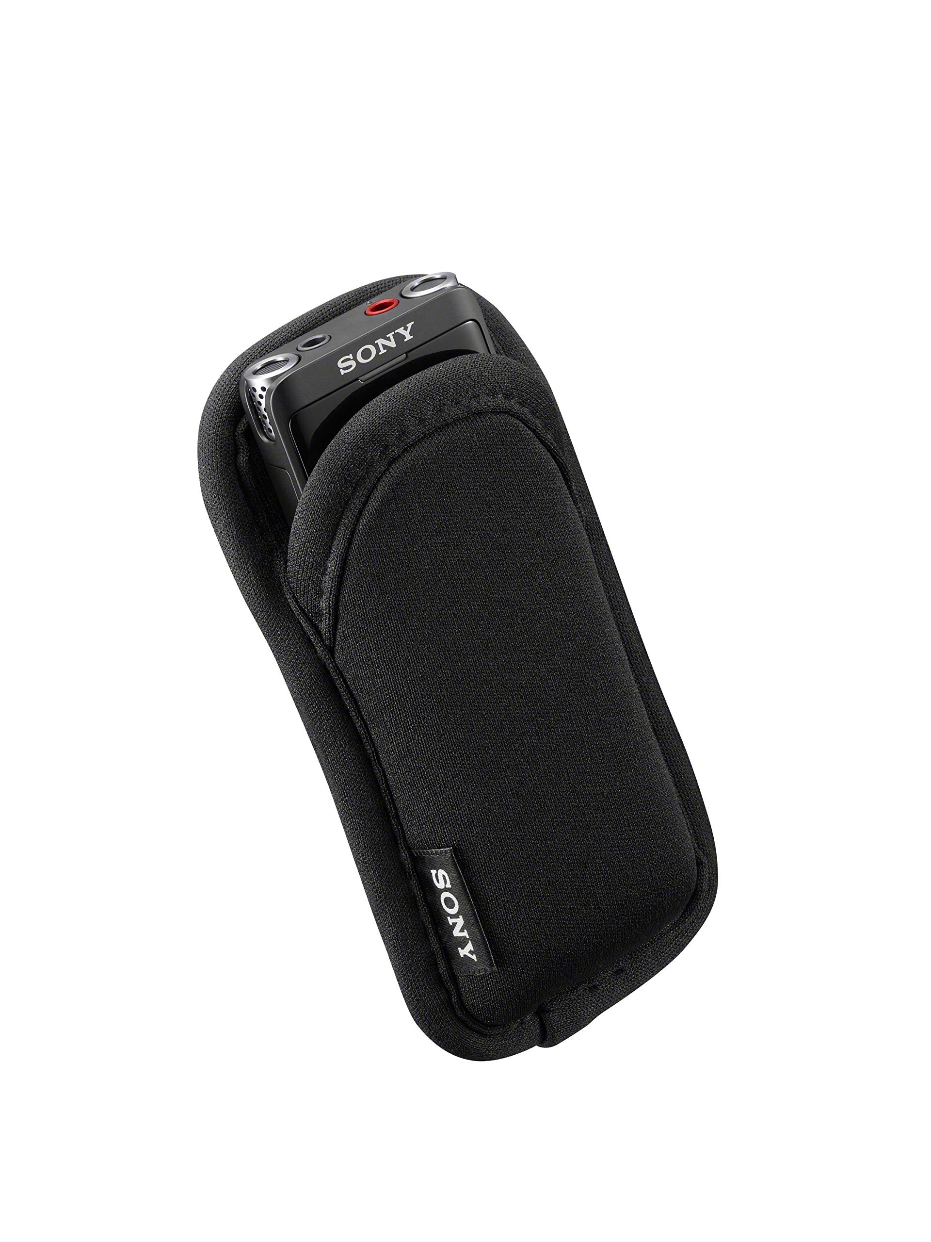 Sony ICD-UX570B Digitales Diktiergerät (OLED Display, 4GB Speicher, Micro SD) schwarz