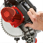 Einhell Kapp-Gehrungssäge TC-MS 2112 (max. 1.600 W, 5.000 min-1, hochwertiges HM-bestücktes Sägeblatt, Drehtisch mit Winkeleinstellung 45° links/rechts)