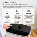 Bosch Dry 4000 Luftentfeuchter - Einfach. Effizient. Leise. - Für Räume bis zu 33 m² - Ideal für Deine Wohnung die schnelle Trocknung Deiner Wäsche