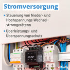 Shelly Pro 3 | WLAN & LAN 3-Kanal 3-Phasen Smart DIN-Schienen Relais Schalter - 48A | Alexa & Google Home | iOS Android App | Hausautomation | Lichtsteuerung | Fernsteuerung motorisiertes Ventil