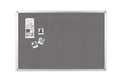 BoardsPlus - Pinnwand - 90 x 60 cm - Grauem Filztafel mit Aluminiumrahmen
