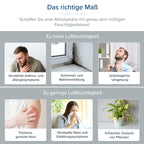 Levoit Top-Fill Luftbefeuchter, Smart Humidifier, mit APP & Alexa Steuerung, bis 47m², leise Raumbefeuchter für Schlafzimmer, Kinderzimmer, Pflanzen, Auto Shut-off, 6 L, Grau