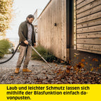 Kärcher Nass-/Trockensauger WD 3 S V-17/4/20, inkl. Patronenfilter, Vliesfilterbeutel, 1.000 W, 2 m und Schlauchaufbewahrung, Blasfunktion, Boden- und Fugendüse, Schwarz, Gelb