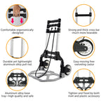 Yaheetech Sackkarre klappbar Transportkarre mit Gummiräder Stapelkarre Handewagen mit Anti-Rutsch Handgriff Transportwagen Trolley belastbar bis 75 kg