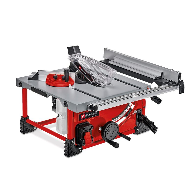 Einhell Akku-Tischkreissäge TE-TS 36/210 Li-Solo Power X-Change (36 V, 70 mm Schnitthöhe, Ø 210 mm Sägeblatt, Tischverbreiterung, Winkelanschlag, Parallelanschlag, ohne Akku)