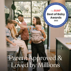 Ergobaby Babytrage für Neugeborene bis zum Kleinkind, 4-Positionen Omni 360 Cool Air Mesh Pearl Grey, Ergonomische Baby-Tragetasche Bauchtrage Rückentrage