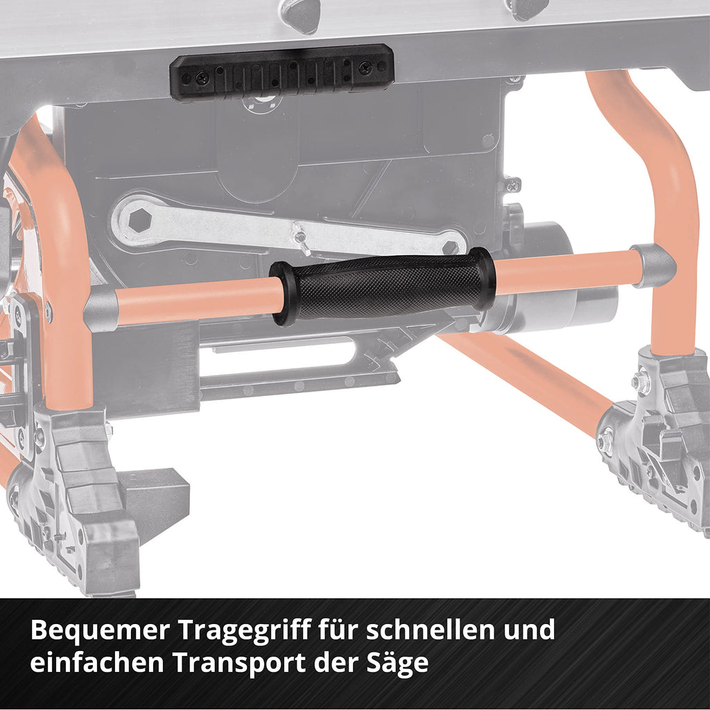 Einhell Akku-Tischkreissäge TE-TS 36/210 Li-Solo Power X-Change (36 V, 70 mm Schnitthöhe, Ø 210 mm Sägeblatt, Tischverbreiterung, Winkelanschlag, Parallelanschlag, ohne Akku)
