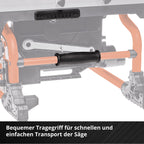 Einhell Akku-Tischkreissäge TE-TS 36/210 Li-Solo Power X-Change (36 V, 70 mm Schnitthöhe, Ø 210 mm Sägeblatt, Tischverbreiterung, Winkelanschlag, Parallelanschlag, ohne Akku)