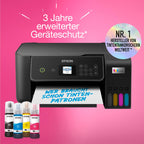 Epson EcoTank ET-2870 A4-Multifunktions-Wi-Fi-Tintentankdrucker, mit einem im Lieferumfang enthaltenen Vorrat an Tinten bis zu 3 Jahren