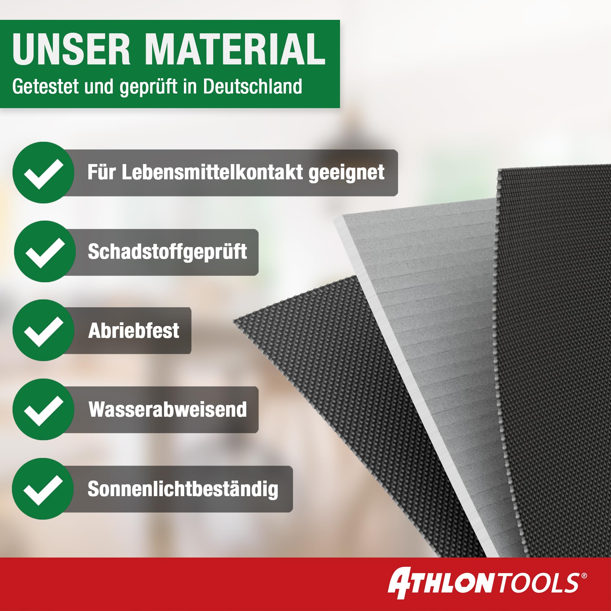 ATHLON TOOLS Kofferraumtasche faltbar - Kofferraum-Organizer, Auto Faltbox, Autotasche - verstärkt und stabil - mit Anti-Rutsch-Klett