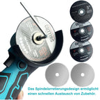 Mini Winkelschleifer,16.8V Akku Mini Flex 28000 rpm/76mm,Professional Mini Akku Winkelschleifer Set Geeignet zum Schneiden und Polieren