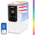 Levoit Top-Fill Luftbefeuchter, Smart Humidifier, Warm&Kalter Nebel max 550 ml/h, bis 40㎡, leise Raumbefeuchter mit Nachtlicht für Kinderzimmer, Pflanzen, Auto Shut-off, 4,5 L, Mondweiß
