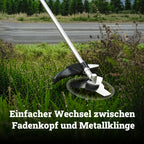 WORX WG084E.9 Akku-Sense 40V - Brushless Motor - 38 cm Trimmdurchmesser & 25,5 cm Messerdurchmesser - Zweihandgriff - Doppelfaden-System - leichtes & kompaktes Design - ohne Akku & Ladegerät