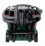 metabo Allessauger ASA 20 L PC -1200 W, 20 l Behälter, Staubklasse L - Nass-/Trockensauger mit integrierte Filterabreinigung, Gerätesteckdose, Antistatik, Mobil - 5,5 m Kabellänge