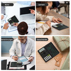 NEWYES Wissenschaftlicher Taschenrechner, 82MS Ingenieurrechner mit Schreibtablett und Stift, 240 Funktionen, 2-zeiliges Display, Mittel- und Oberschulbedarf, Schwarz