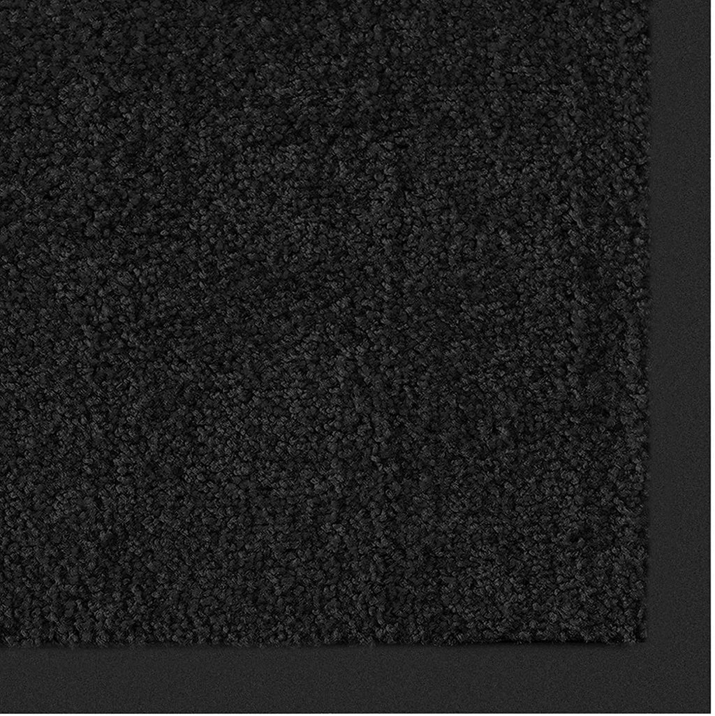 etm® Schmutzfangmatte - Fußmatte in vielen Größen - Türmatte Fußabstreifer für Haustür innen und außen (Schwarz, 200x400 cm)