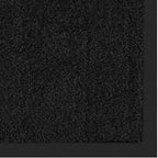 etm® Schmutzfangmatte - Fußmatte in vielen Größen - Türmatte Fußabstreifer für Haustür innen und außen (Schwarz, 200x400 cm)