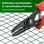 Wiltec Maschendrahtzaun Grün Verzinkt 1x10 m Rostbeständig Gartenbereich Tierhaltung