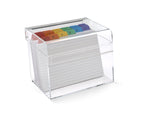 OSCO Clear Acrylic Index Box - Large