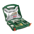 Bosch Accessories Bosch 103tlg. X-Line Titanium Bohrer und Schrauber Set (Holz, Stein und Metall, Zubehör Bohrmaschine)