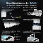 Max 25L/d, luftentfeuchter elektrisch, AEOCKY Raumgröße ca.200m³(50m²), Smart Luftentfeuchter mit Ablaufschlauch, Geeignet für Keller, Waschküche, Schlafzimmer, Badezimmer