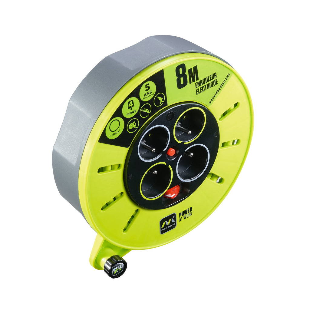 Nexus Elektro-Kabeltrommel, Grün, 61266, 230|voltsV