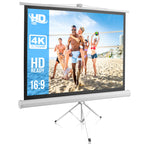 Pyle Leinwand mit Stativ 50 Zoll – Tragbare & Faltbare Projektorleinwand, Höhenverstellbar 63–122 cm, Ideal für Heimkino, Schule, Meeting, Konferenz & Outdoor Nutzung